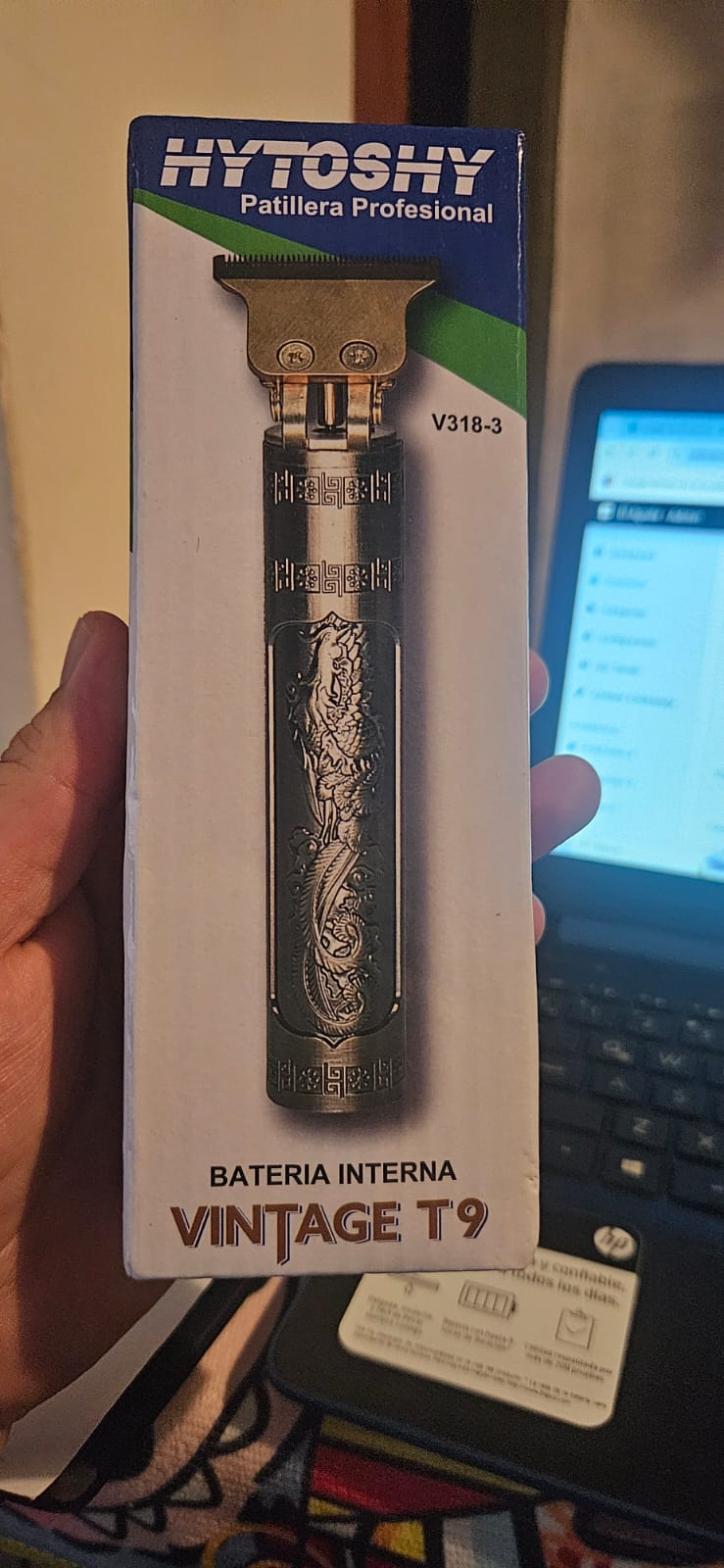 Maquina corta pelo patillera