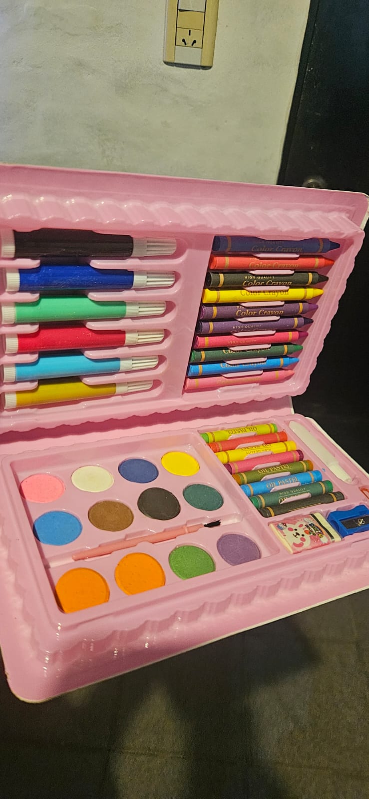 Kit Arte Escolar 42 Piezas Niños Set Infantil Para Pintar