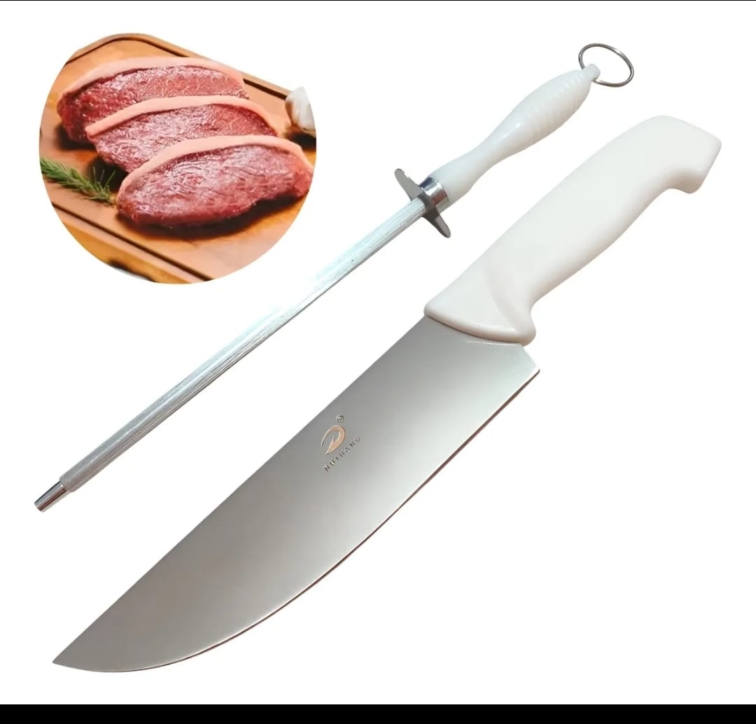 Set Cuchillo Y Chaira Afiladora